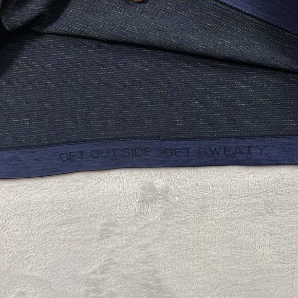 Lululemon Athletic Longsleeve Shirt Men's Large Lets Get Sweaty Navy Heathered - Picture 11 of 16